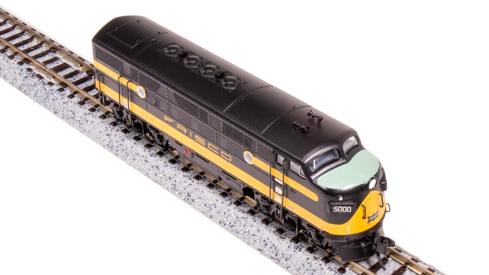 Broadway 7730 EMD F3A, SLSF 5001, Black & Yellow, Paragon4 Sound/DC/DCC, N
