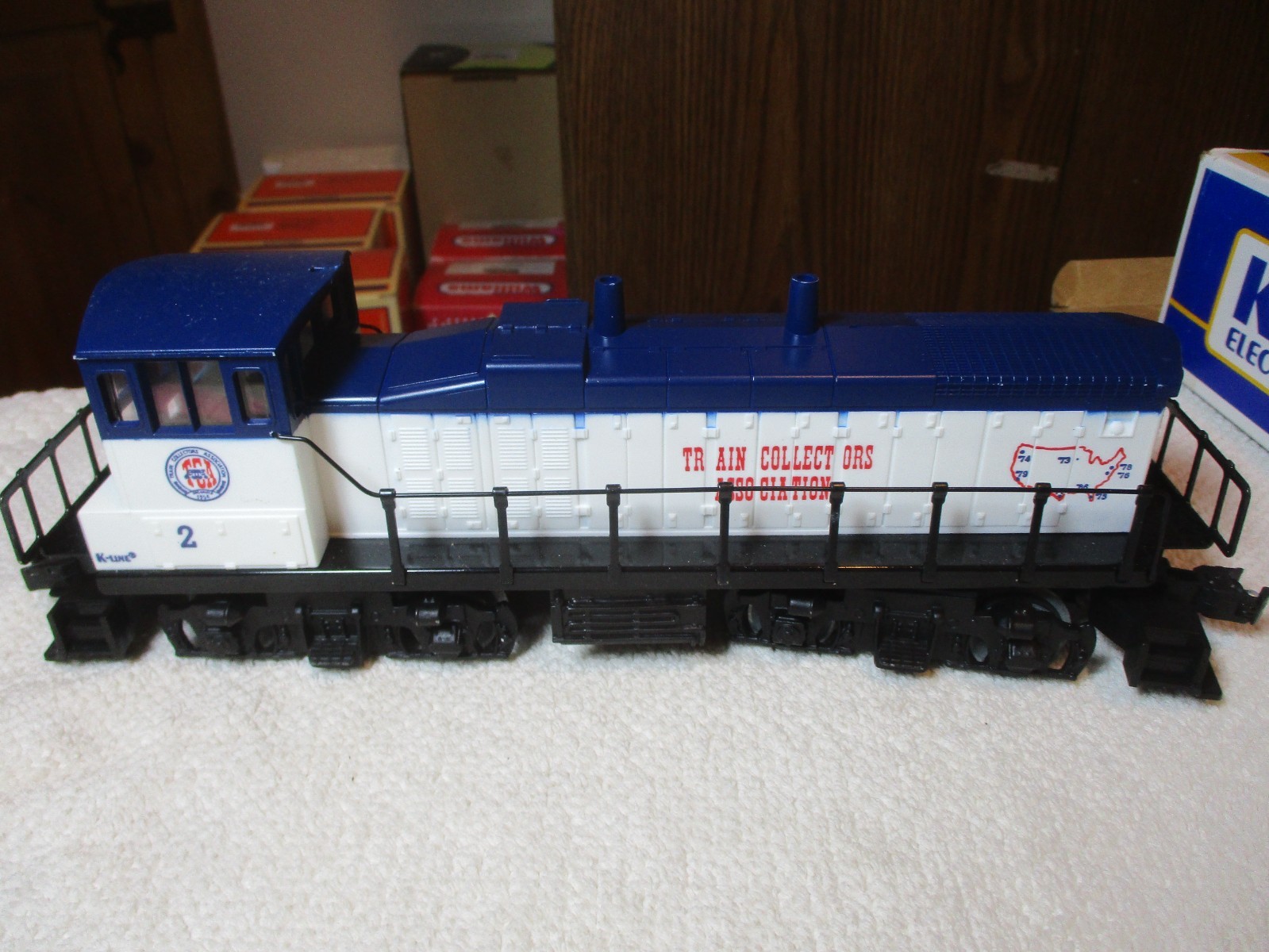 K-Line K2222 TCA MP-15 Diesel Switcher Engine #2 O scale LNIB Mint Box is Fair