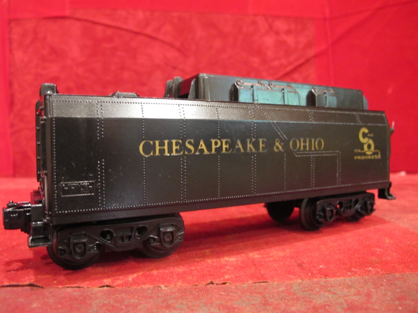 LIONEL CHESAPEAKE & OHIO O GAUGE sound COAL TENDER~ WORKS