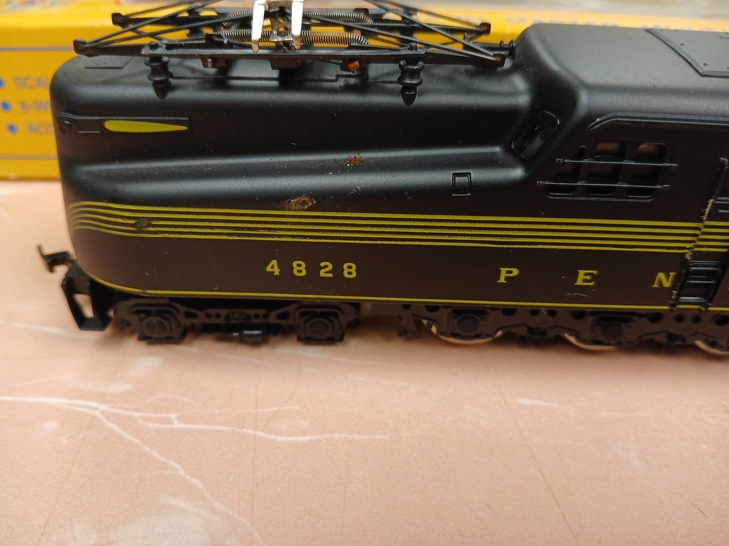 Mehano HO PRR GG1 Electric Locomotive #4828 PRR w/Box UNTested MAKE OFFER NEW OS