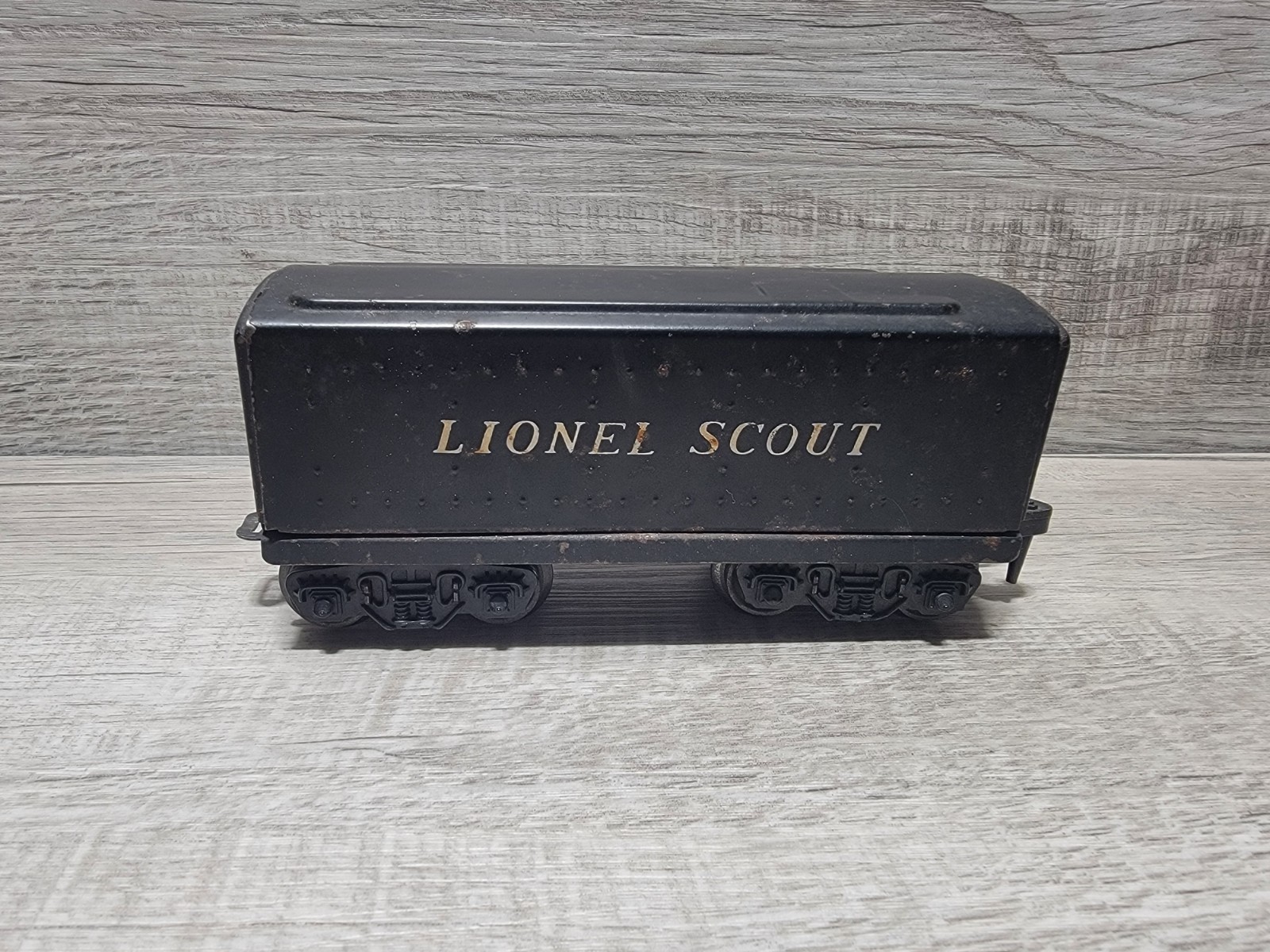 Vtg 1950s Lionel 1110 Scout Steam Locomotive, Tender Train Track W Extras WORKS