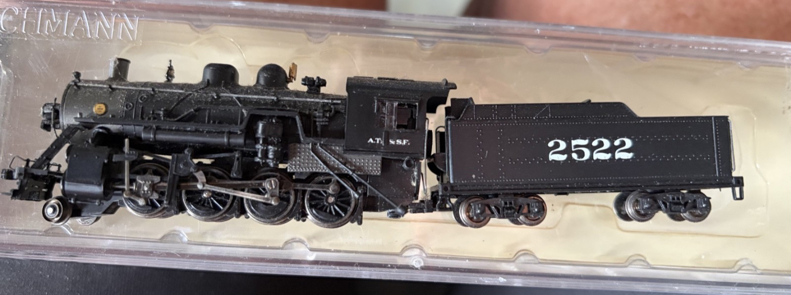 Bachmann Spectrum N Scale 2-8-0 Steam Locomotive & Tender SAL #2522 Untested
