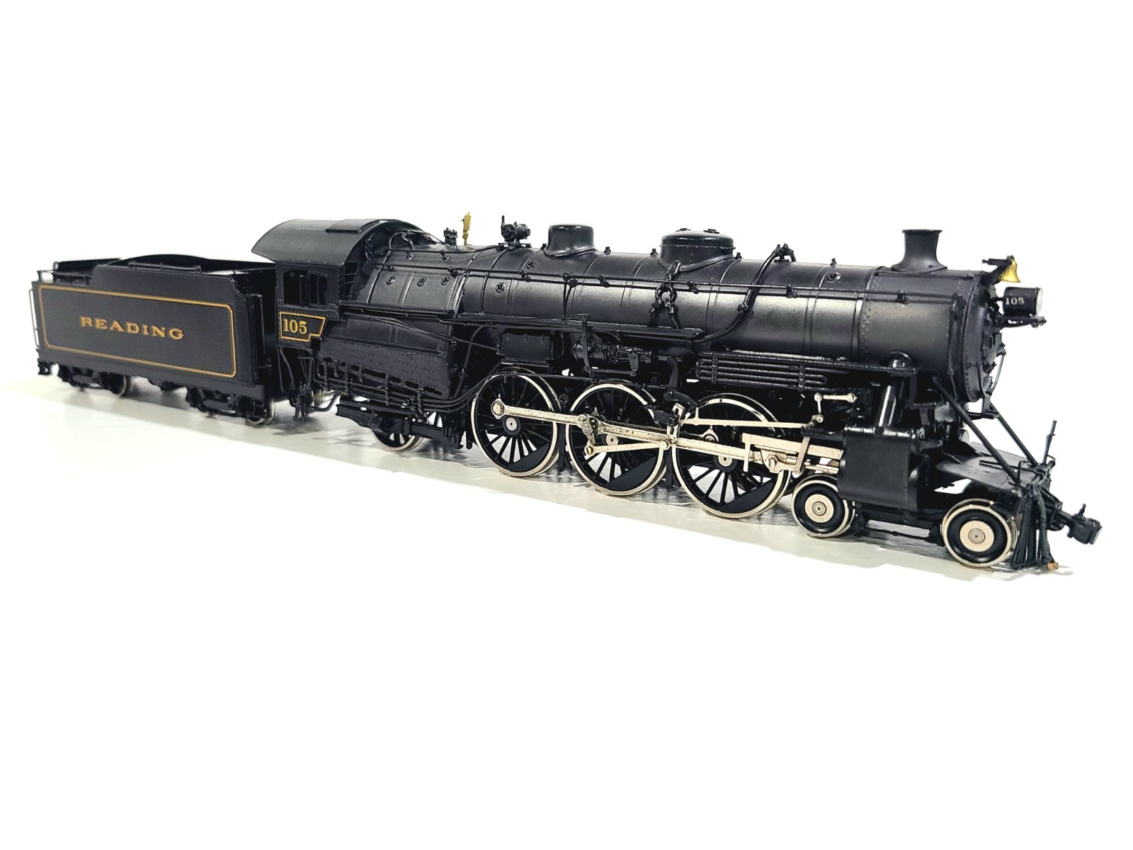 Overland OMI RDG G1Sa 4-6-2 Steam Reading Railroad #105 HO Brass Model #1565.1