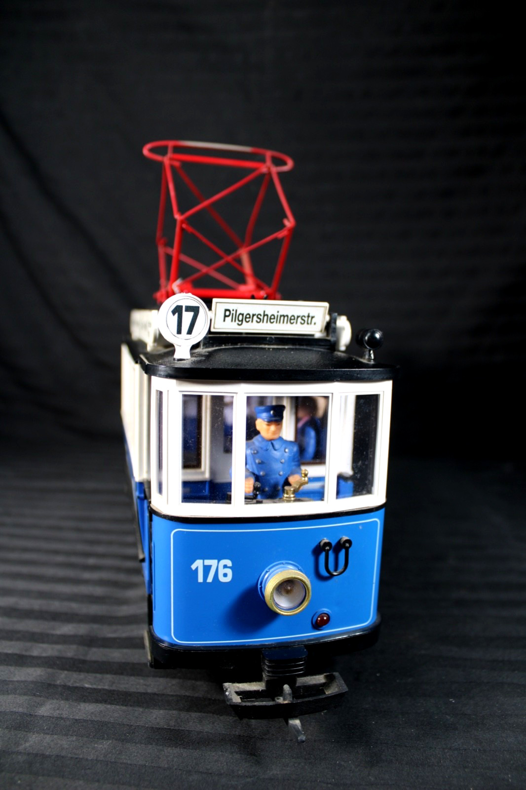 LGB 20202 2035 Trolley Street Cars Set Blue G Scale Tested LN/Box Vintage 1988