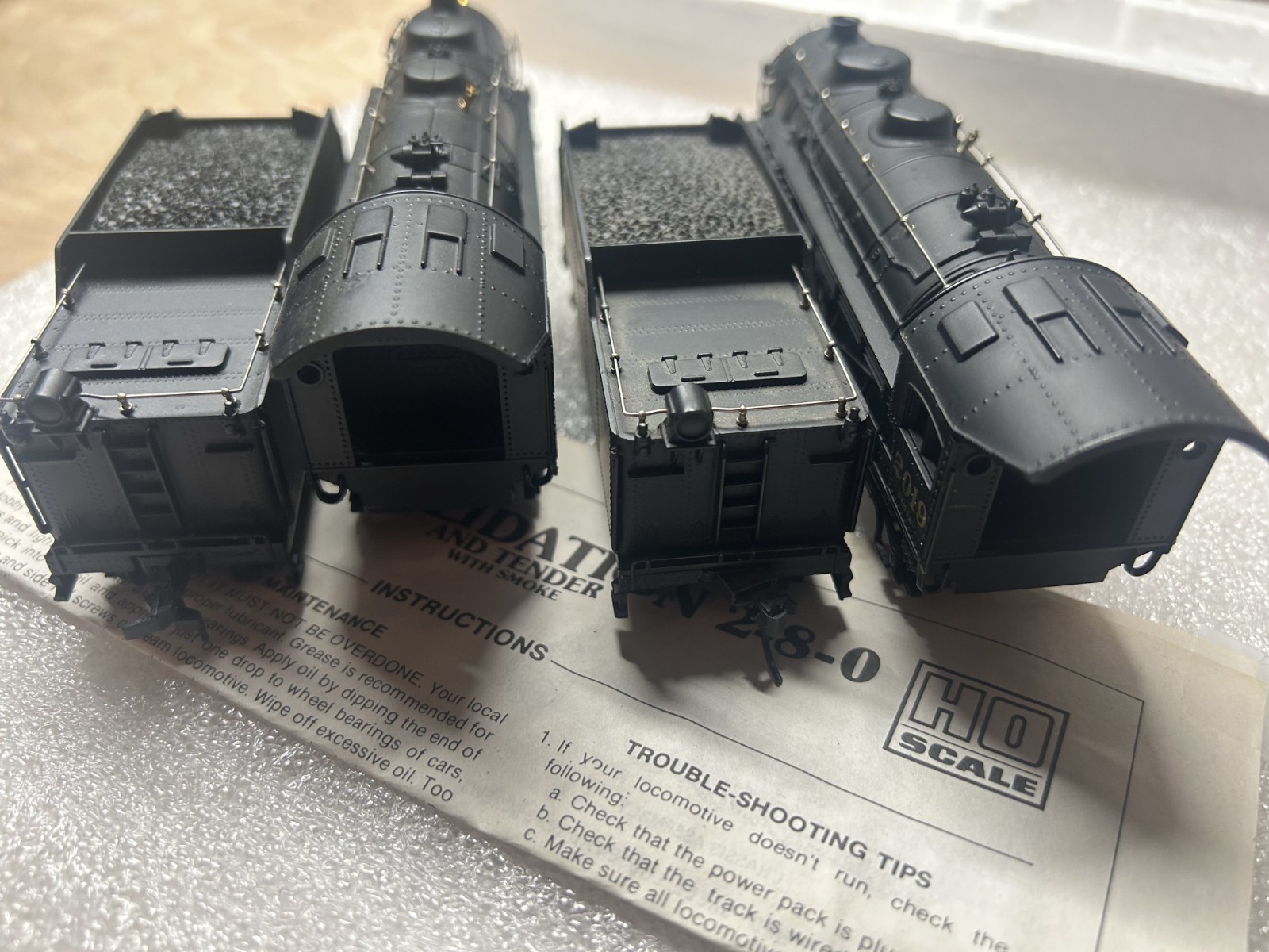 2 each Bachmann HO Reading 2-8-0 Consolidation USRA Steam Engine #2019 * READ *