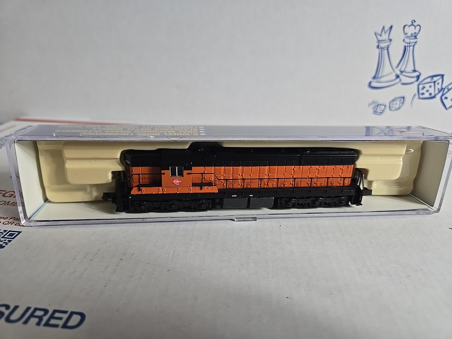 Life Like 7725 N SD7 LOCO MILWAUKEE #2211, N Scale