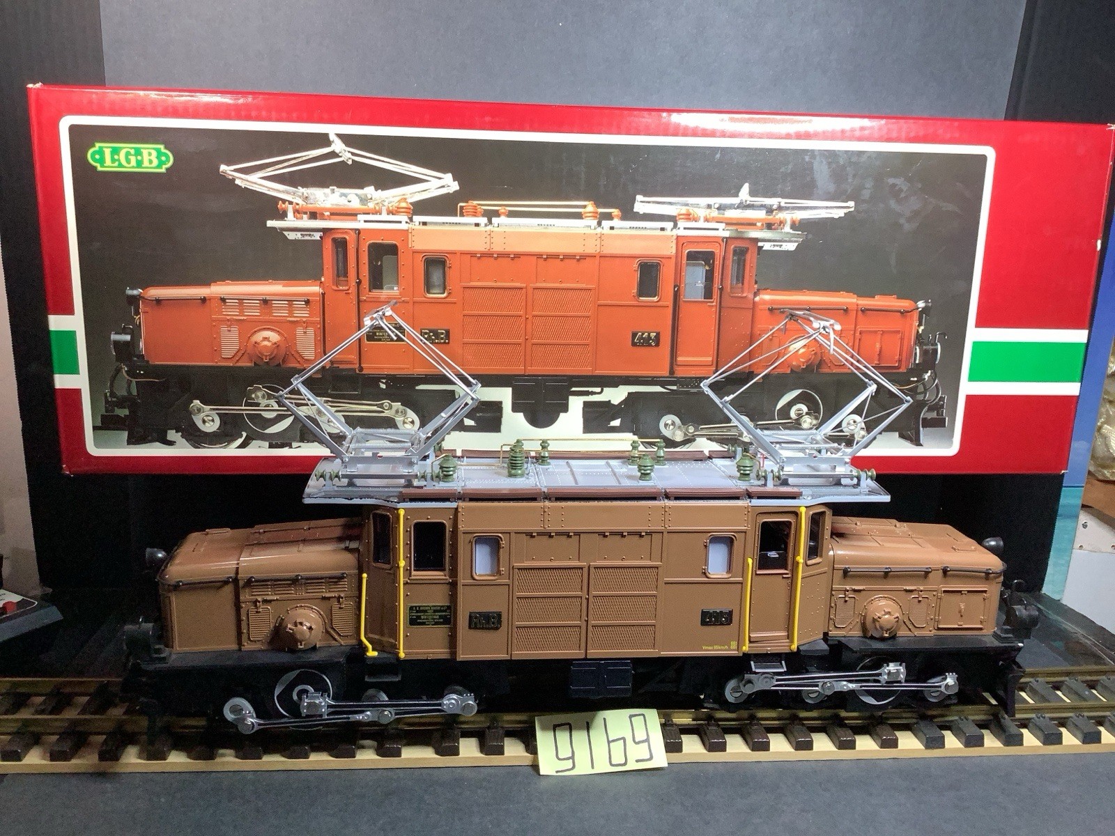 LGB 2040 RHB Electric Locomotive Lehmann Gross Bahn with Box Germany In Box