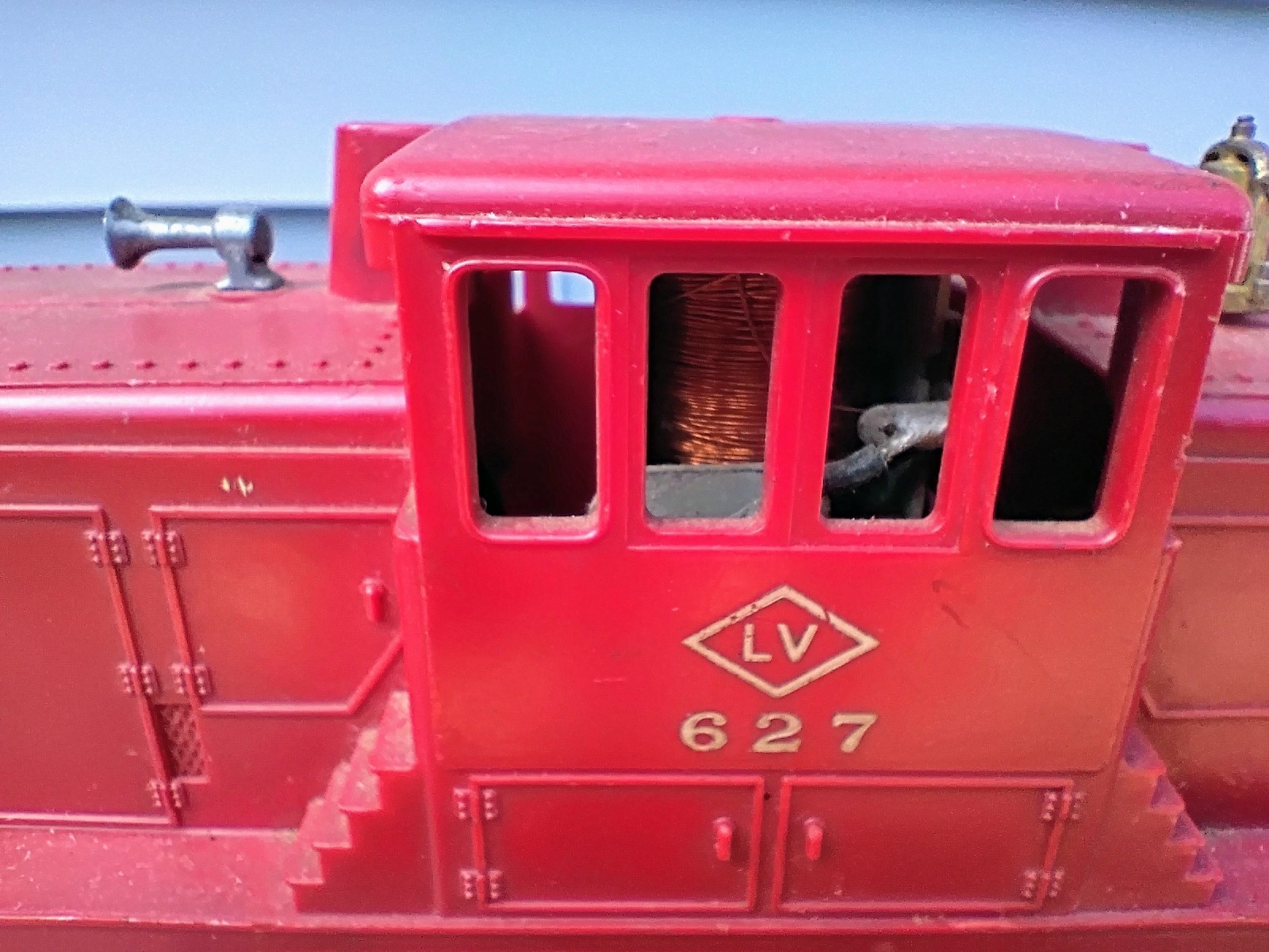 VINTAGE 1956 POSTWAR LIONEL 627 LEHIGH VALLEY DIESEL SWITCHER & AMERICAN FLYER