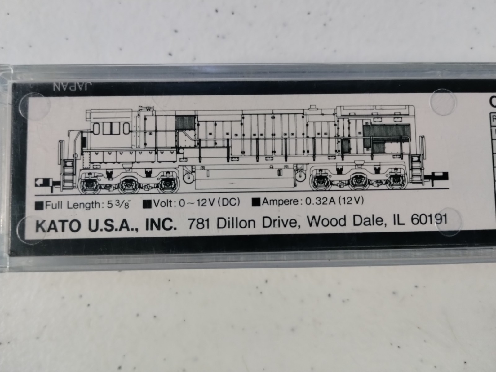 KATO 176-309 GE C30-7 Norfolk Southern #8031 N-Scale DC
