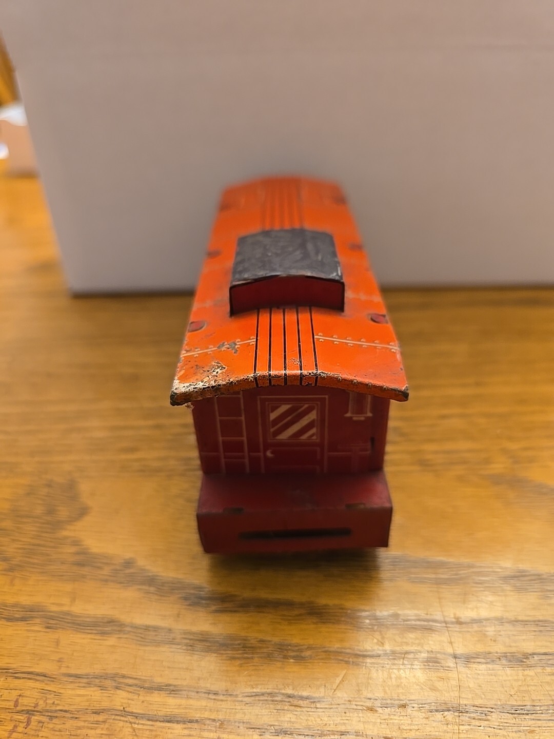 Hafner Trains Chicago & Northwestern 614333 O Gauge Metal Tin Caboose (157)