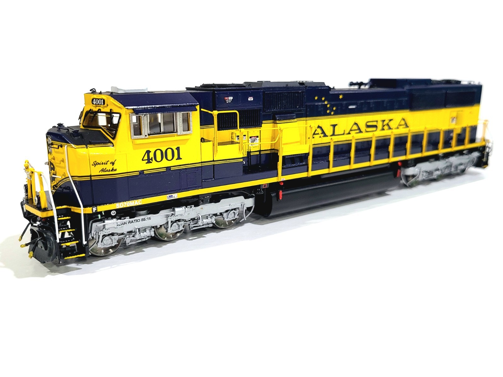 Overland OMI ARR EMD SD70MAC Alaska Railroad #4001 HO Brass Model #6149.1