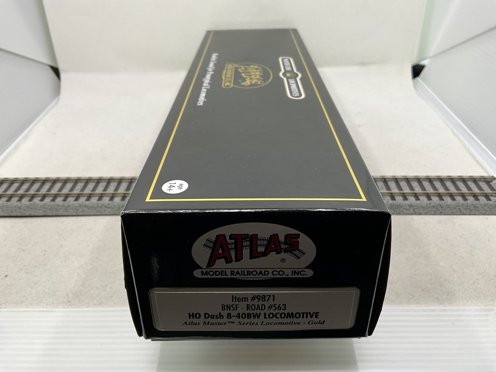 Atlas Master Gold HO Scale BNSF Dash 8-40BW w/ DCC/DC/QSI Sound #563 #9871