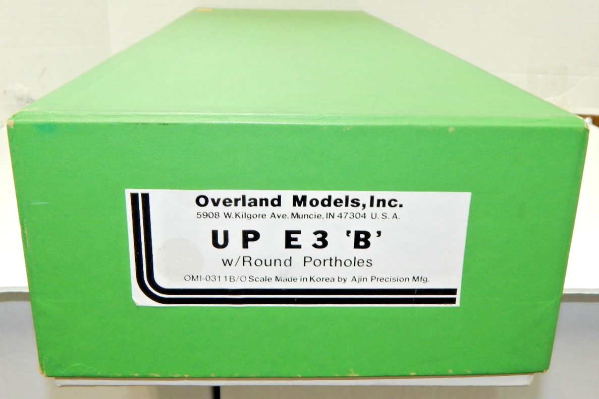 Overland – O – Brass Union Pacific EMD E3 A+B Set Previously Owned Excellent