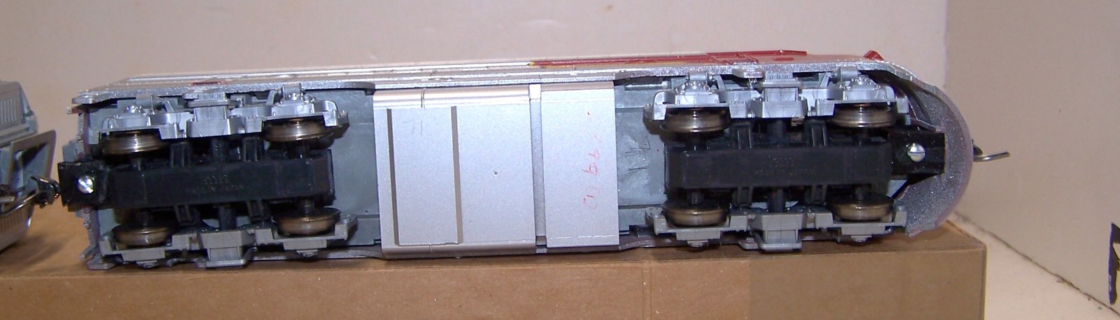HO STEWART KATO F7a, F7b, F7a SANTA FE ATSF, DCC, NO SOUND, LED HEADLIGHT