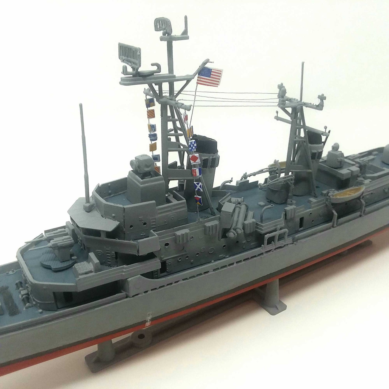 ATLANTIS TOY & HOBBY INC. USS Forrest Sherman Destroyer Plastic Model 1/320