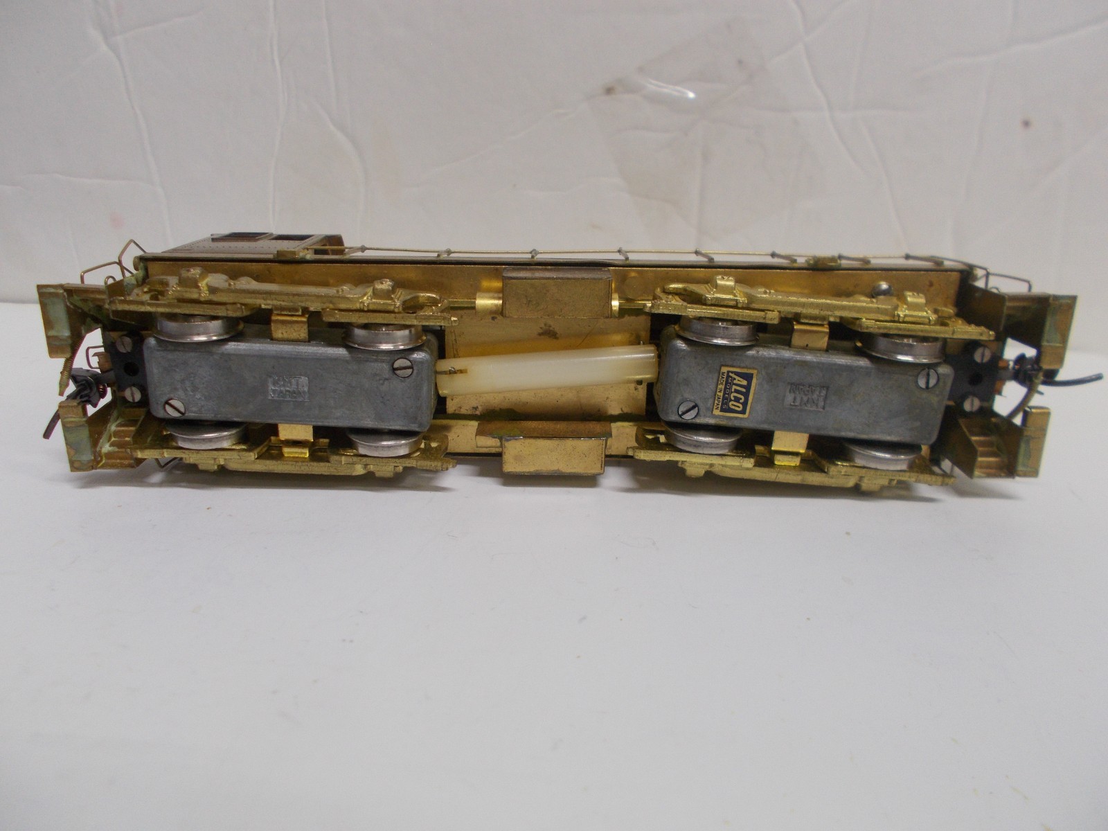 ALCO # D-116 ~BRASS~UNDECORATED ALCO S-1 LOCOMOTIVE ~RUNS GOOD~READ~HO SCALE