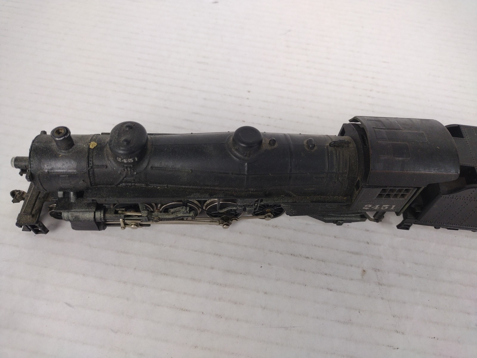 HO Scale Mehano ATSF Santa Fe? 2-8-2 Steam Locomotive #2481 Yugoslavia Made