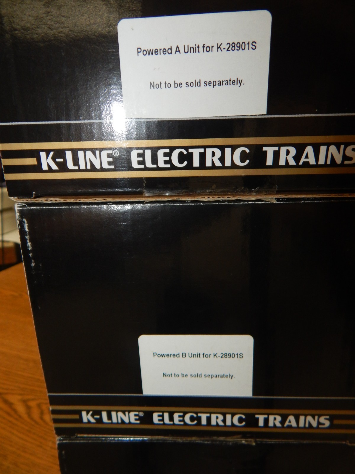 K-LINE k28901s UNION PACIFIC ABA E-8 DIESEL LOCO SET USED W/BOXES & SHIPPING BOX