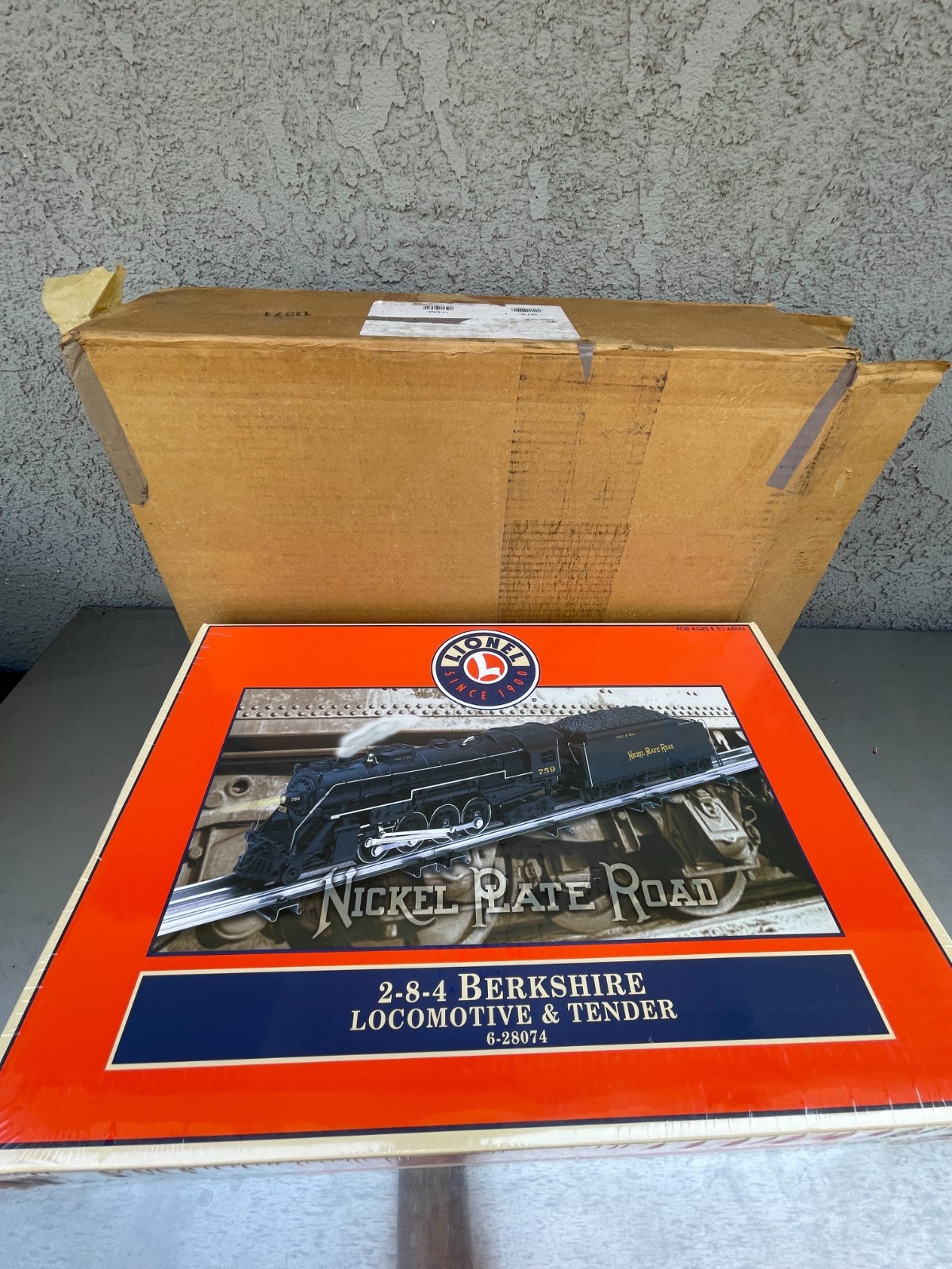 Lionel 6-28074 2-8-4 Berkshire Locomotive Train Nickel Plate Road Sealed O Gauge