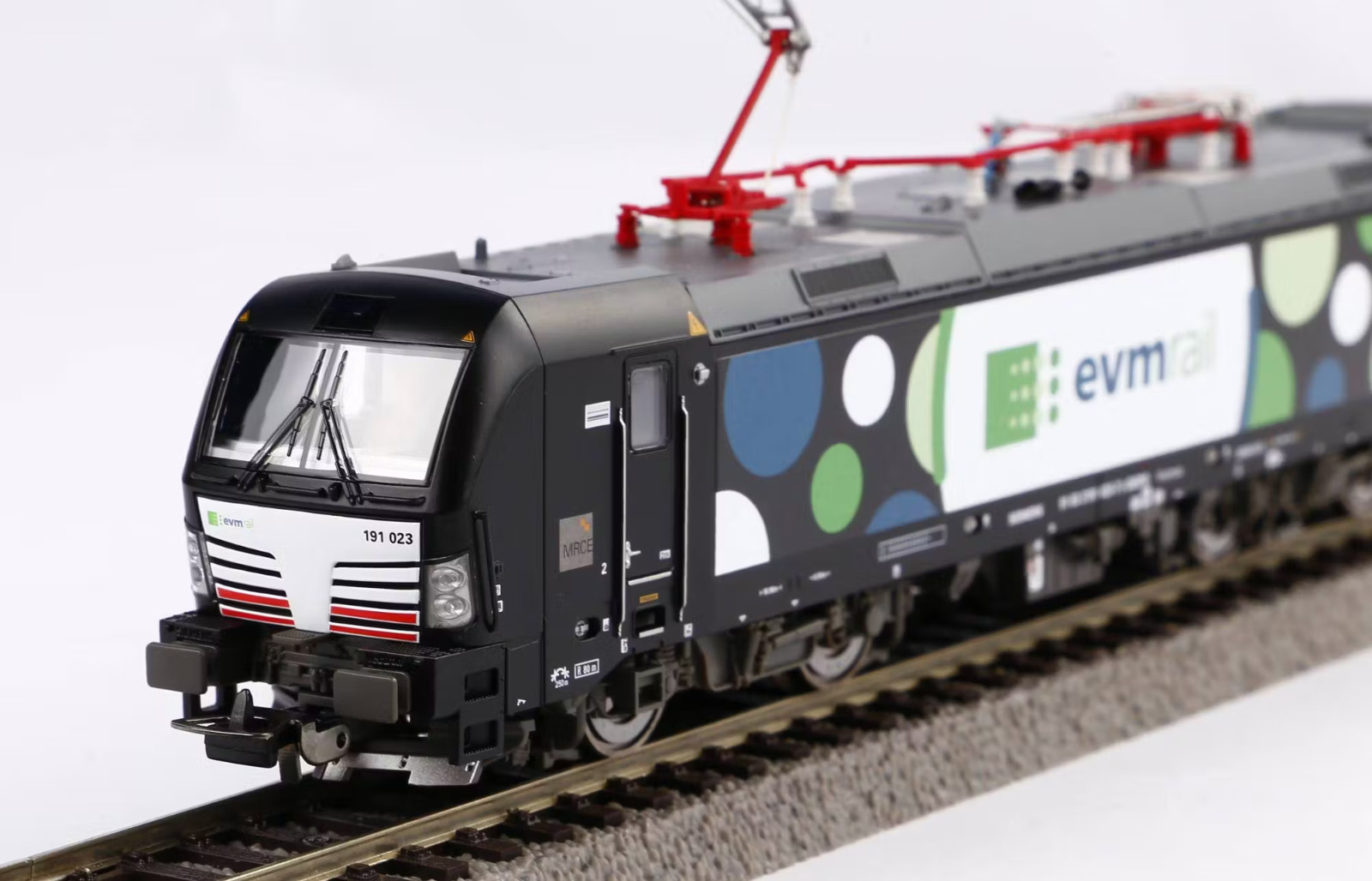 Piko Expert 59398 191 023 EVM Rail Black Livery Blue/Green/White DCC Sound