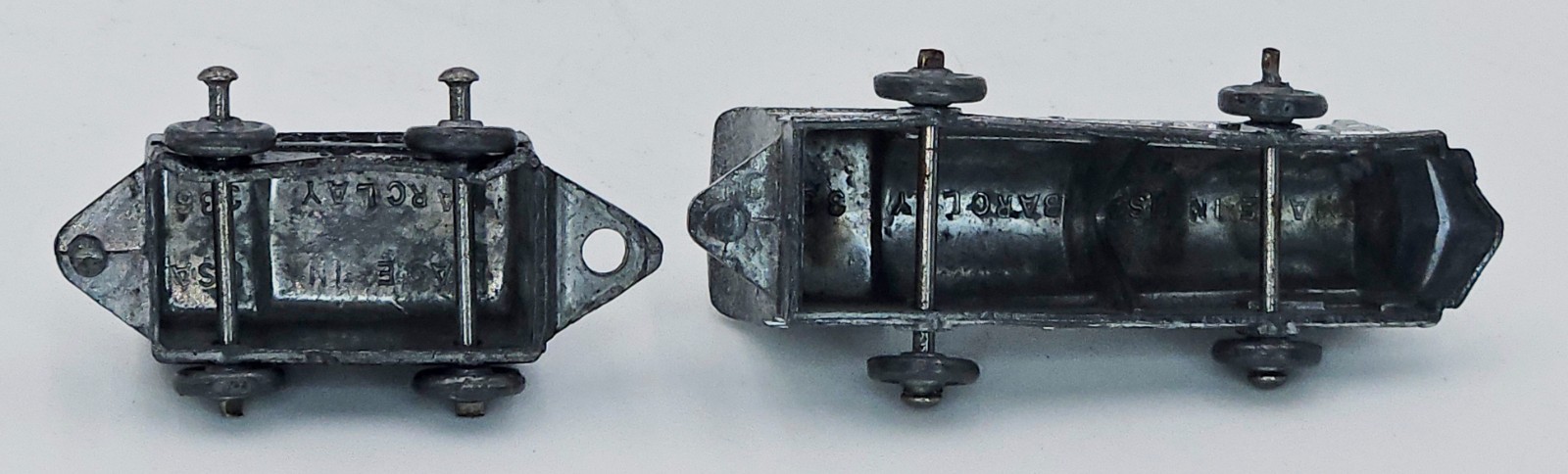 Train Toy Barclay Vintage Die Cast Metal Engine and Tender Small