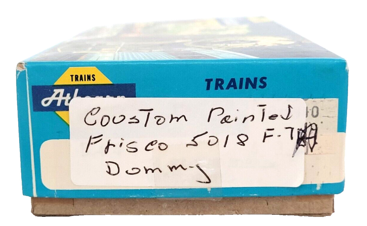 Athearn Custom Painted Frisco HO F7A #5009 Powered & 5018 Dummy NEW OTHER Tested