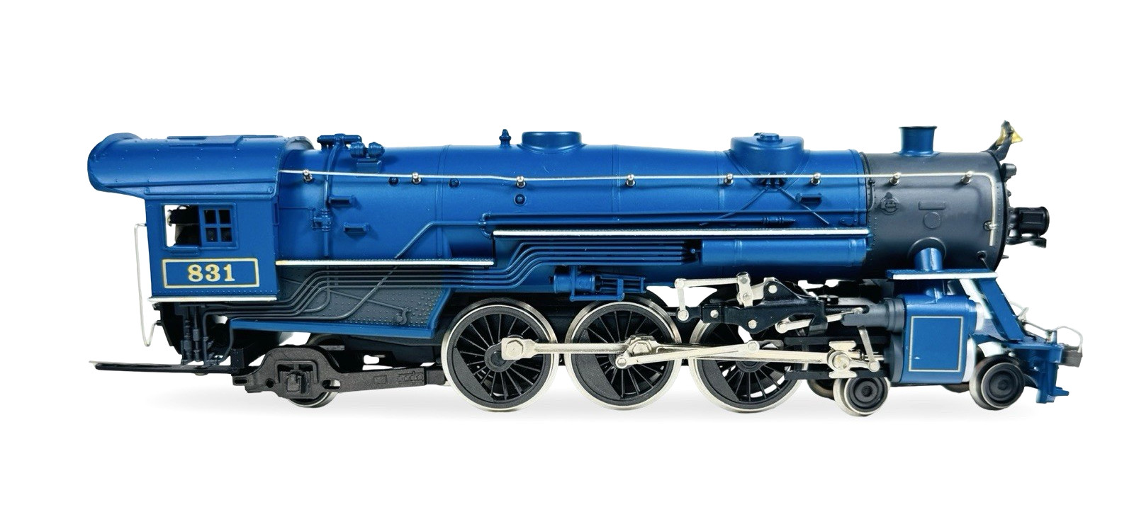 Vintage AHM HO 7 Piece Pacific Flyer Blue Comet Steam Loco and Passenger Cars