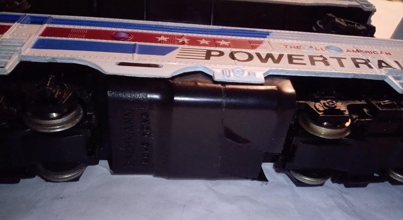 Vintage Bachmann HO Gauge All American Powertrain Locomotive Boxcar Caboose