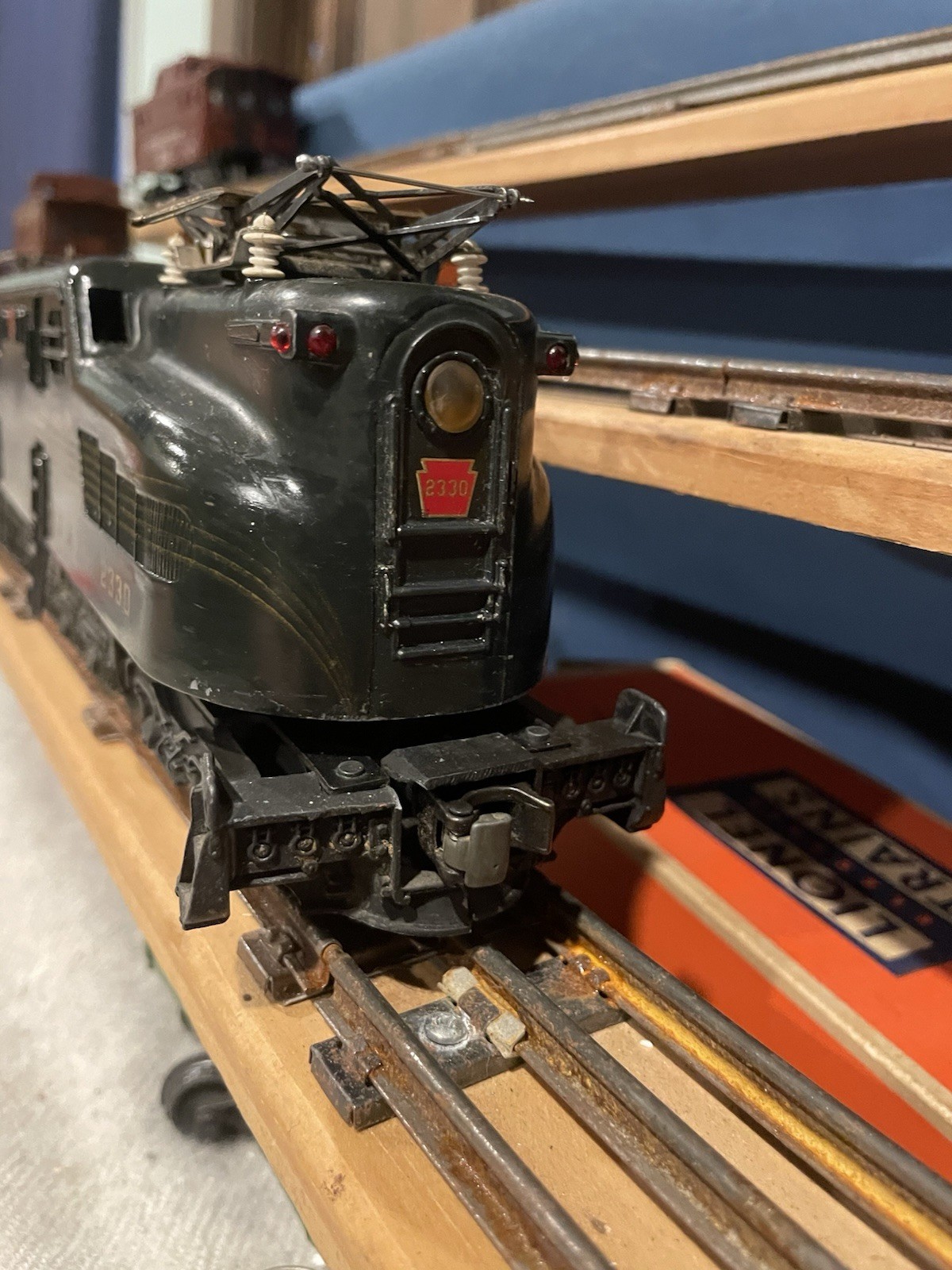 Lionel Postwar O Gauge 2330 Pennsylvania GG-1 Electric Locomotive 1950 Green
