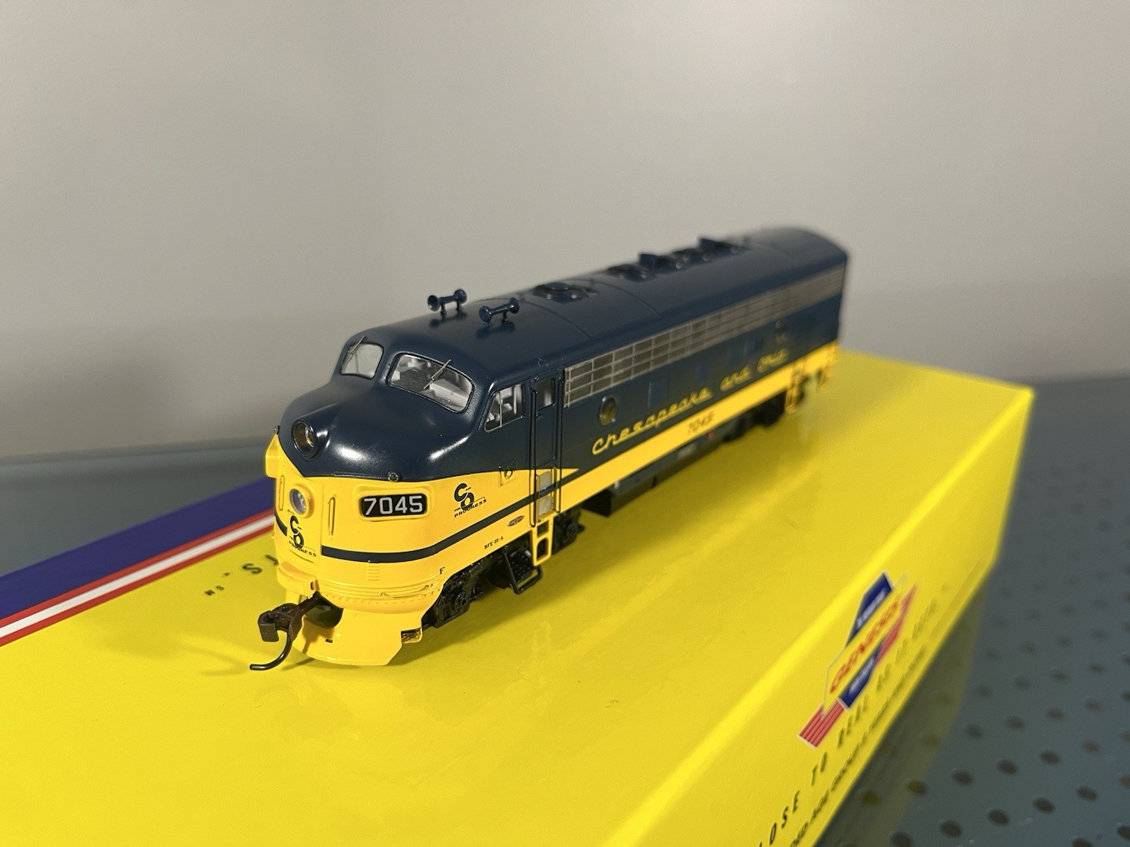 HO Scale Athearn Genesis G1509 C&O Chesapeake & Ohio F7A 7045 F7B 7522 DC