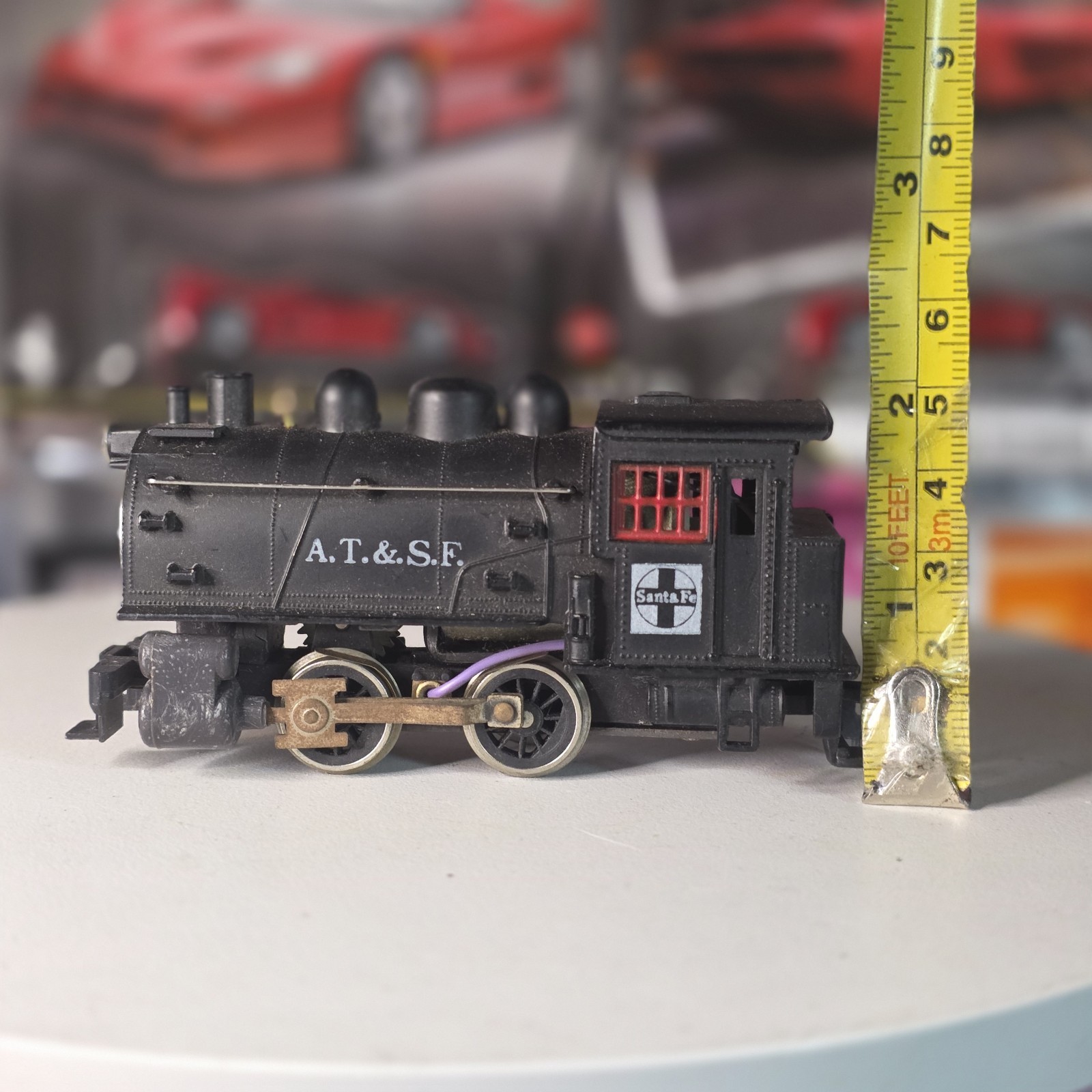 Life-Like HO Scale AT&SF #98 Santa Fe Dockside Switcher 0-4-0 Steam Locomotive