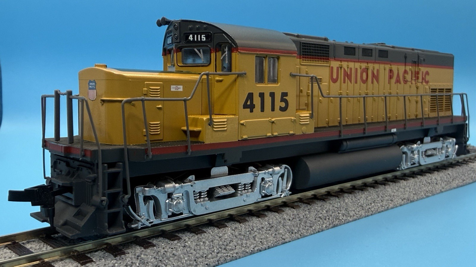 MRC Lima HO Alco C420 Union Pacific 4115 Diesel Locomotive Tested Runs Well Box
