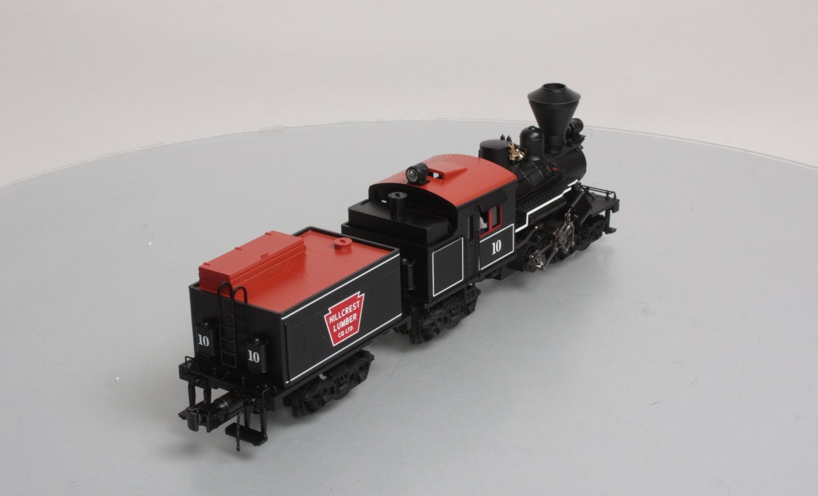 MTH 20-3039-1 O Gauge Hill Crest Lumber Co. Climax Logging Locomotive #10 w/PS2