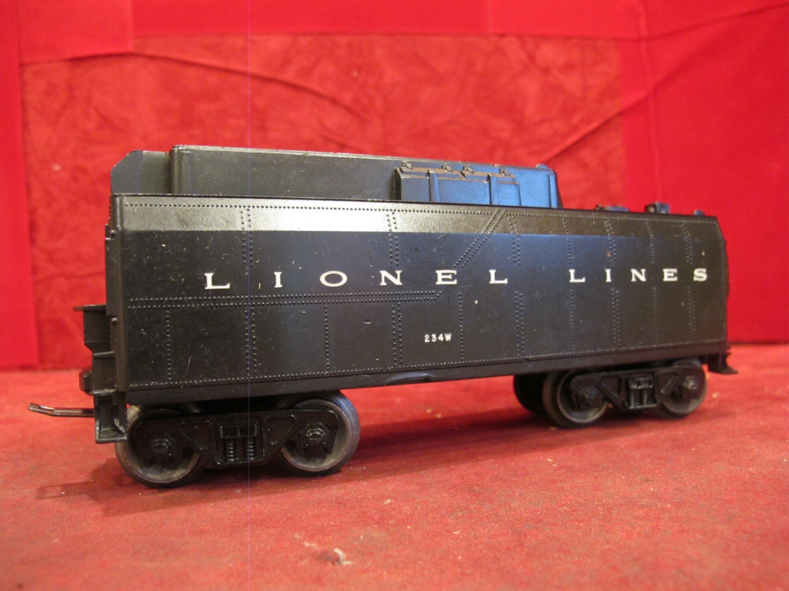 very clean Lionel Lines 234W Whistle Tender Postwar O Gauge Tested works well