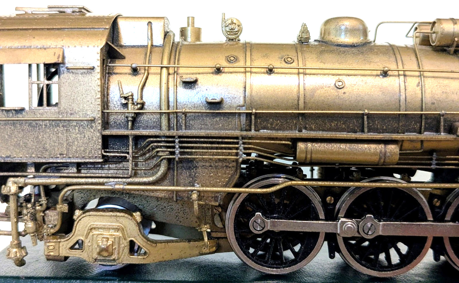 L@@K! *RARE PFM TOBY BRASS FRISCO 4-8-2 STEAM LOCO HO *RUNS G@@D *SUPER NICE!