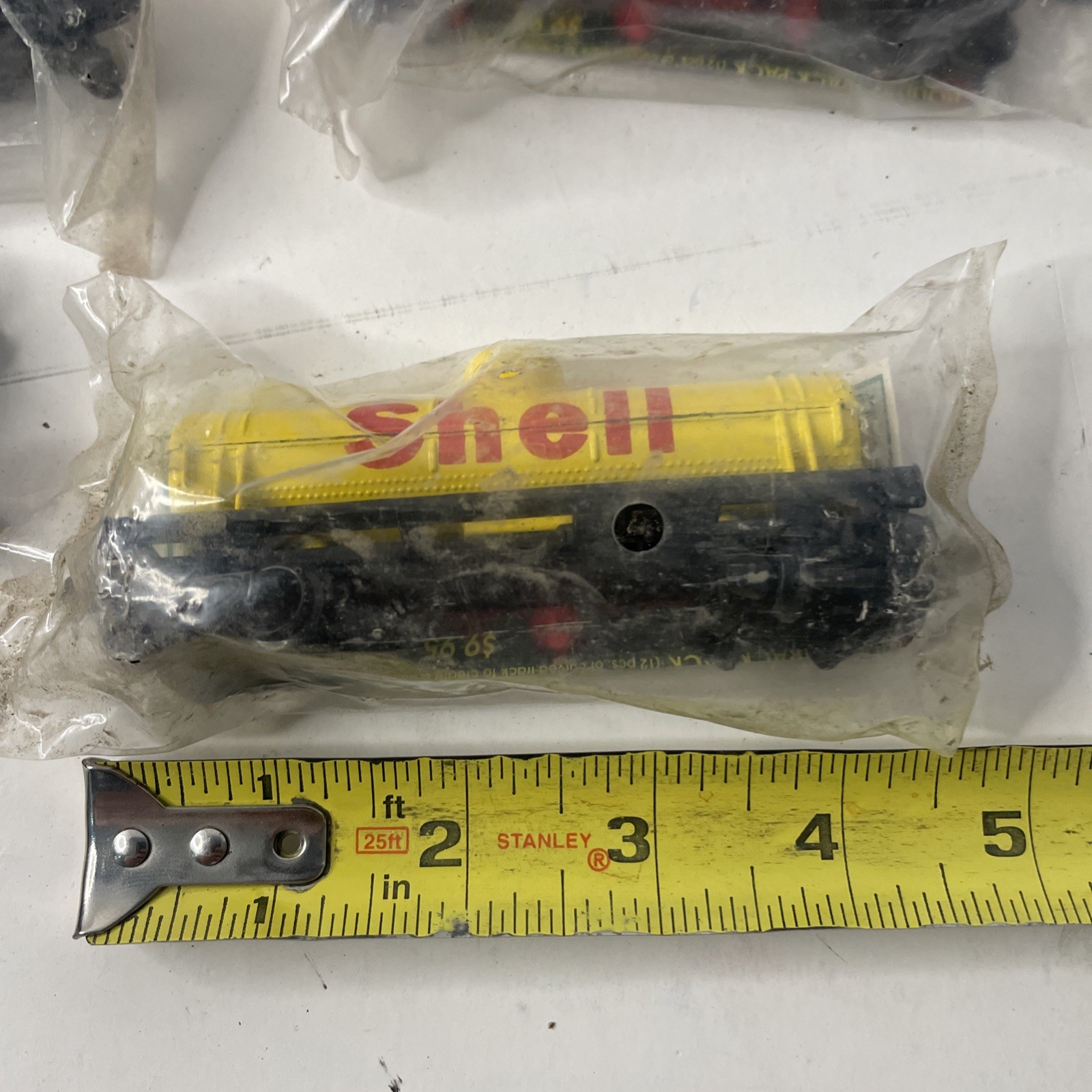 Vintage Lot Shell Oil Train Cars Engine HO Scale Fletcher-Barnhart & White NOS