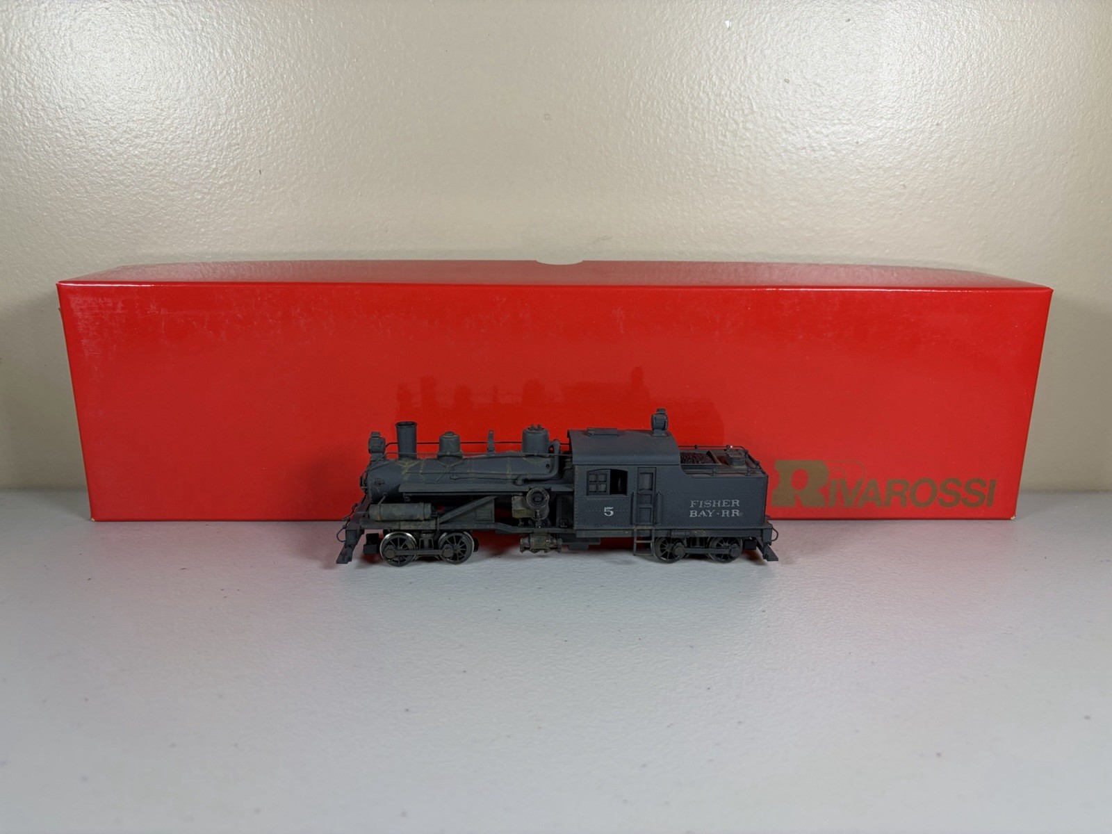 HO Rivarossi Fisher Bay RR Heisler Steam Engine #5