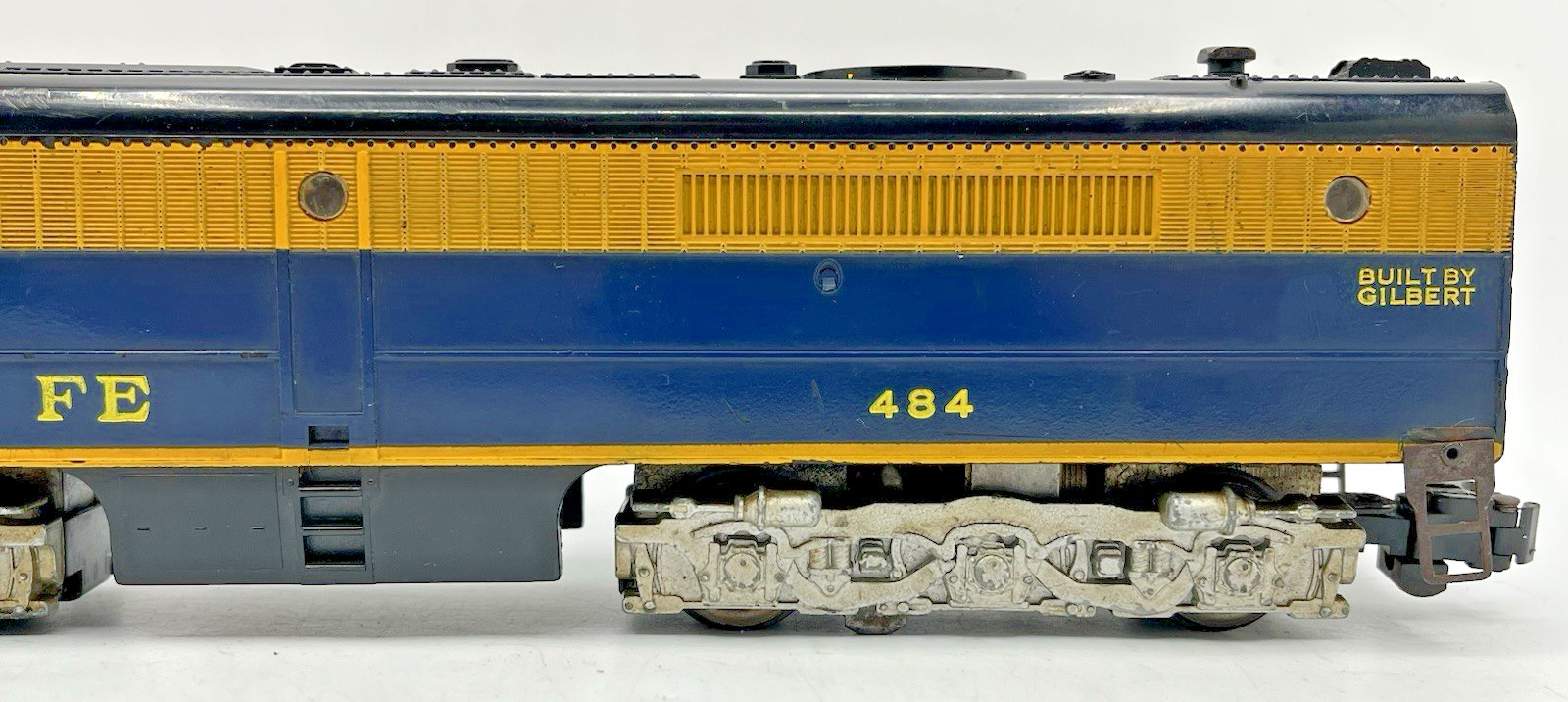 Gilbert American Flyer S Gauge 484 Santa Fe Alco PA Diesel – Runs Well