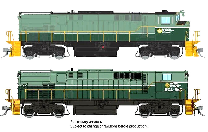 Rapido HO Scale ~ M420 British Columbia Railway #644 & #683 ~ DCC Sound ~ 33525