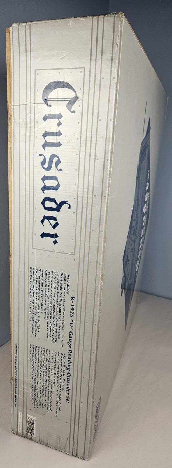 Used K-Line K-1925 O Gauge Reading Crusader Passenger Train Set Boscov’s 1/1000