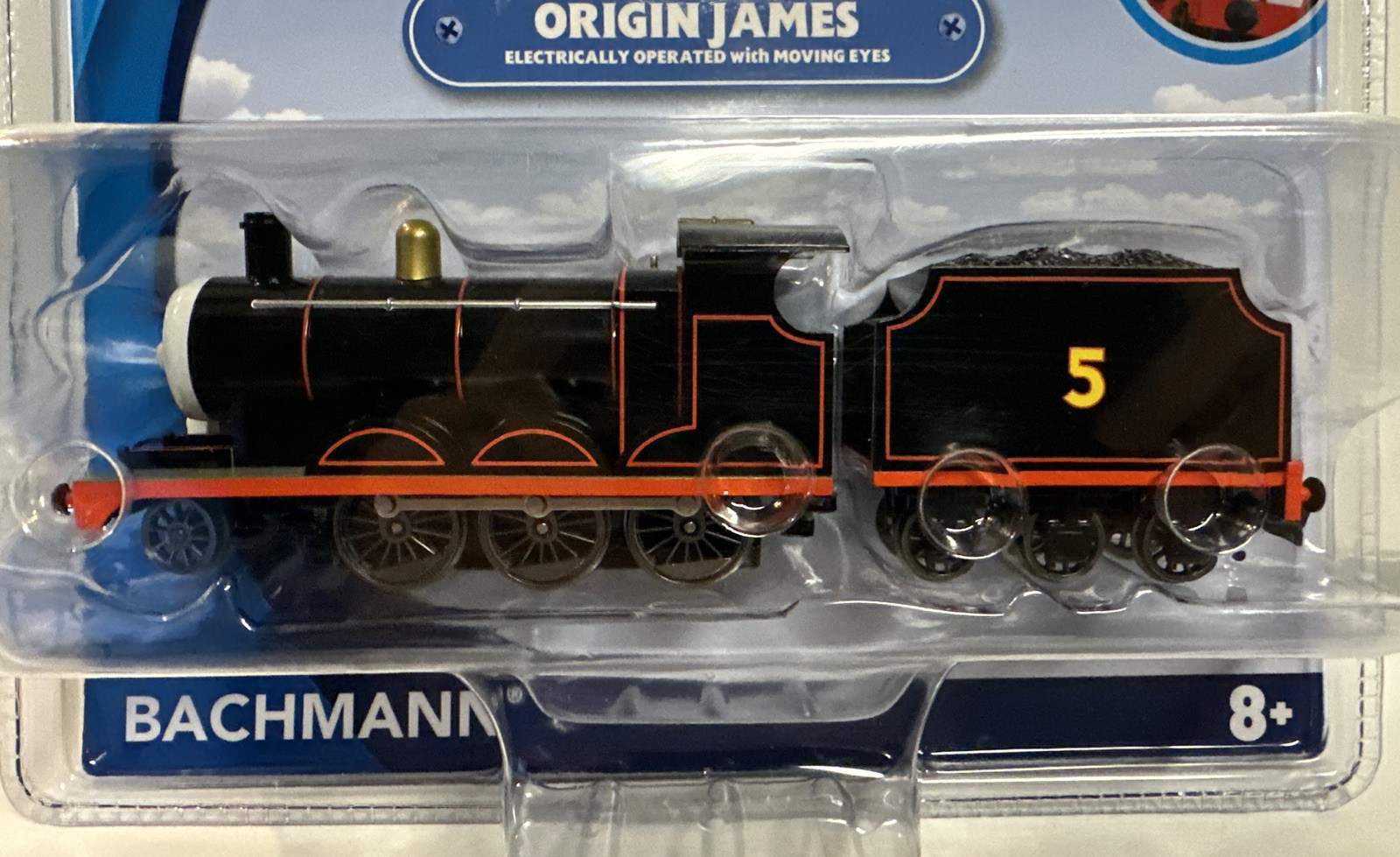 Bachmann HO Scale Thomas & Friends Origin James Engine W/ Moving Eyes #58822