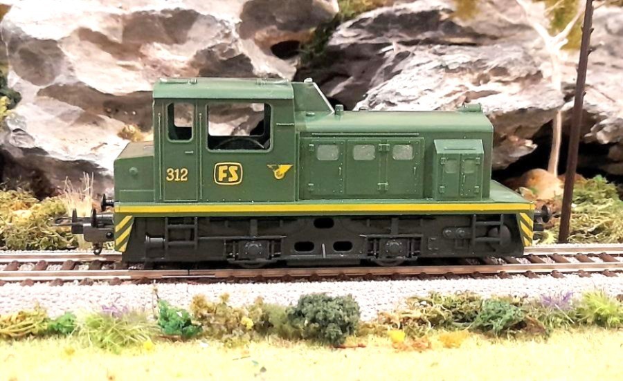 * 1/87 HO * Lima * FS Diesel Shunter Da Manovra No.312 * Italy * 1659 *