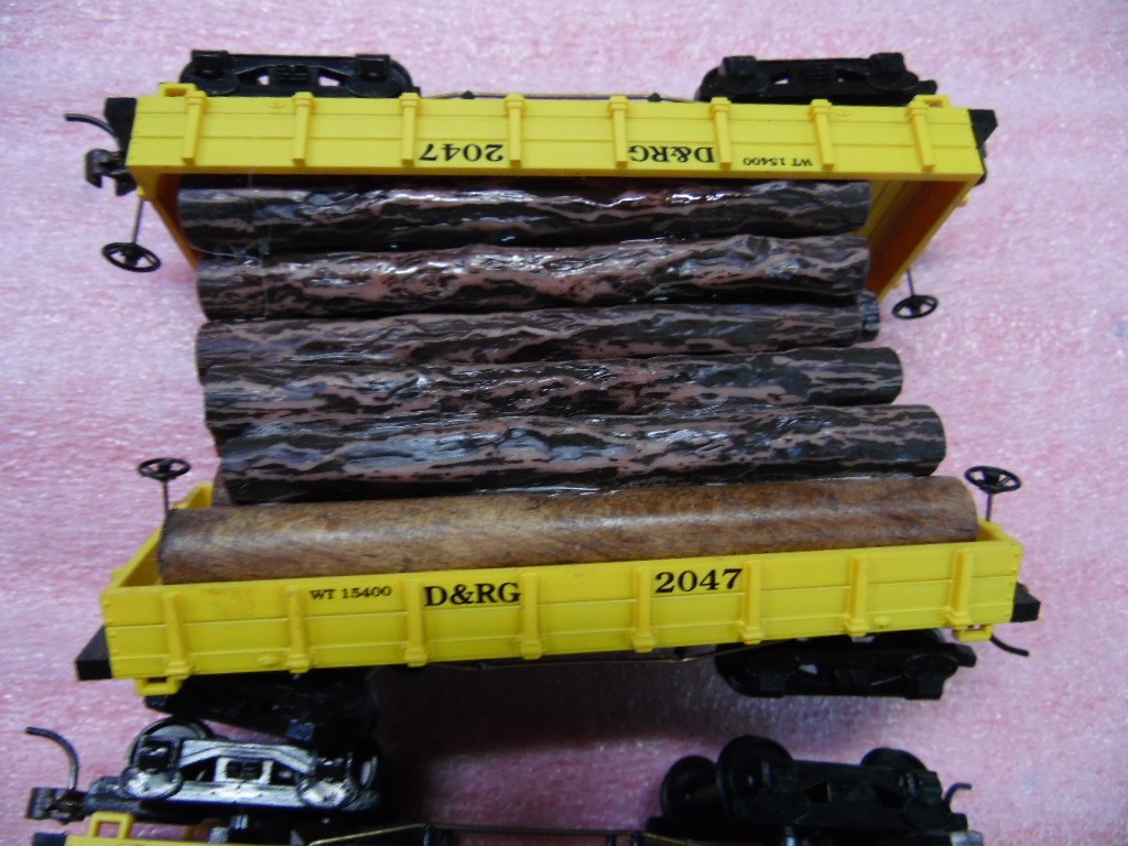 HO 36 MONON BL2 LOG TRAIN DCC “TESTED”