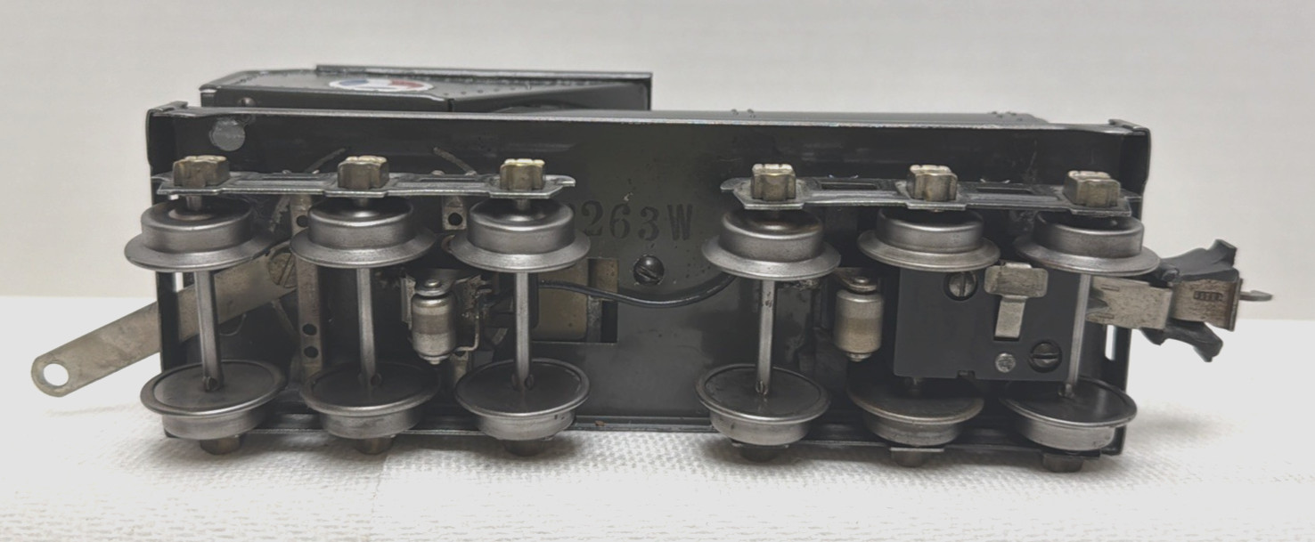 LIONEL ORIGINAL PREWAR O-GAUGE 2263W WHISTLE TENDER – WORKS!