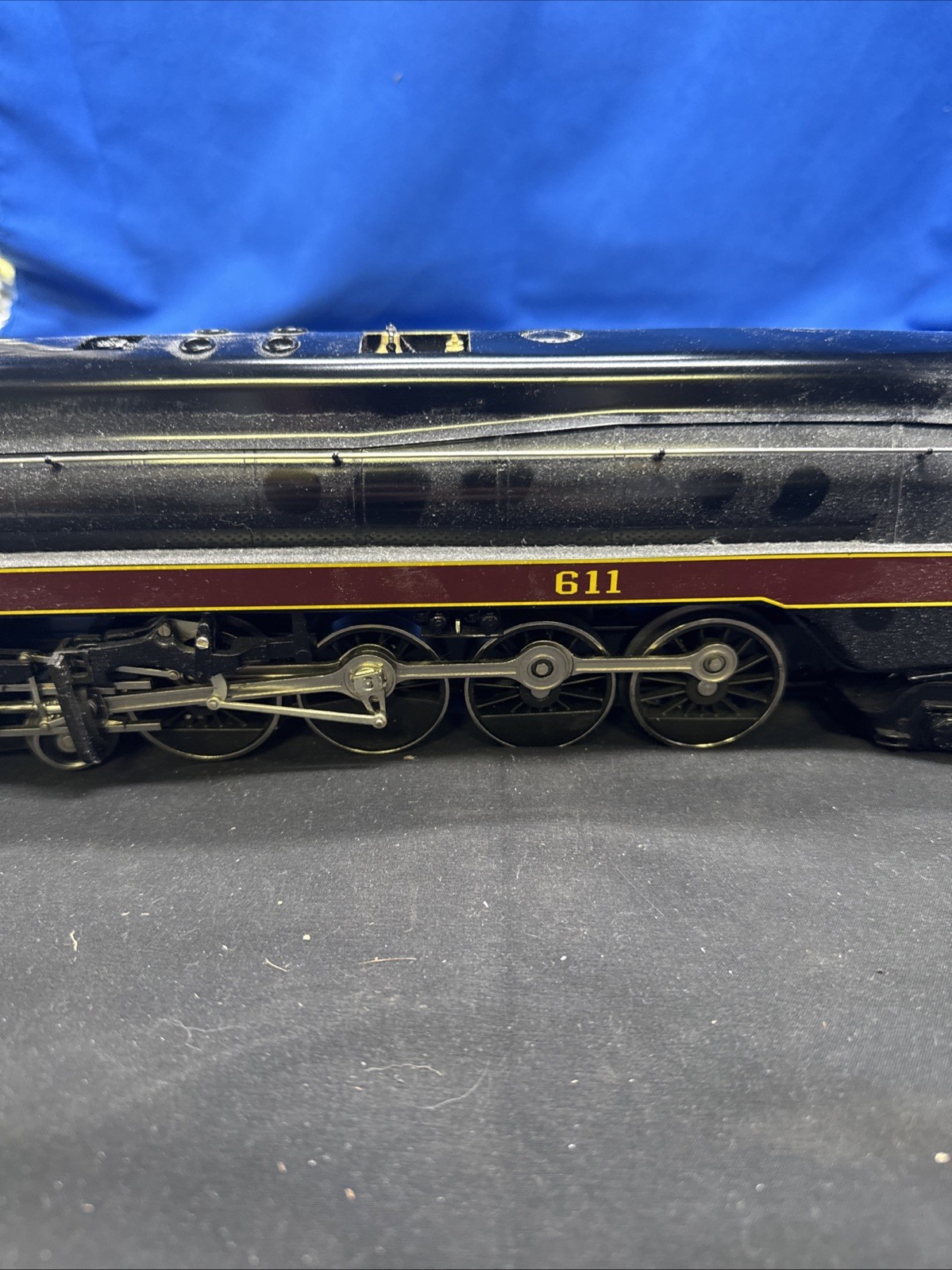 N&W “J” LOCOMOTIVE, 2-RAIL O SCALE,NO BOX & UNUSED, WILLIAMS CROWN EDITION Brass