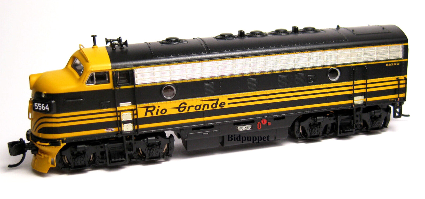 D&RGW Rio Grande EMD F7A Diesel Locomotive #5564 Paragon Stealth BLI9080 N Scale
