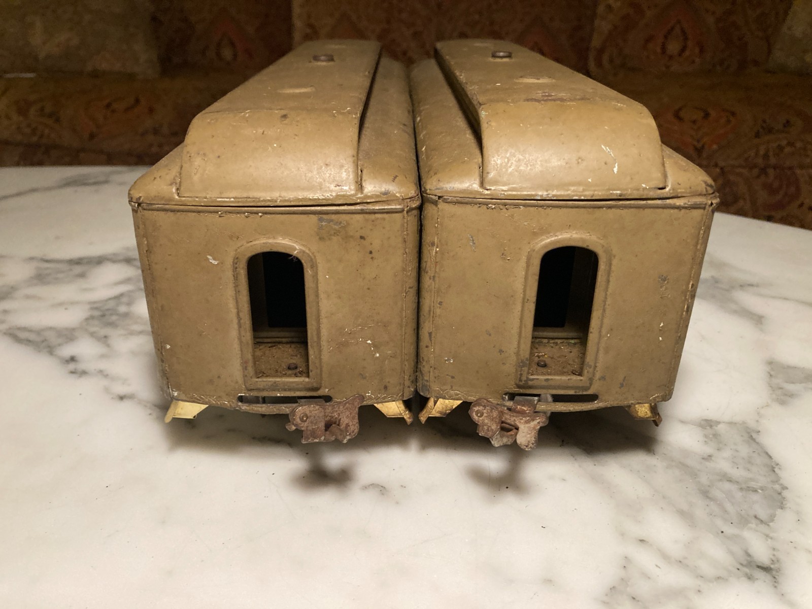 1920s Prewar Lionel 402E Dual Motor Engine with 309 & 312 Train Cars
