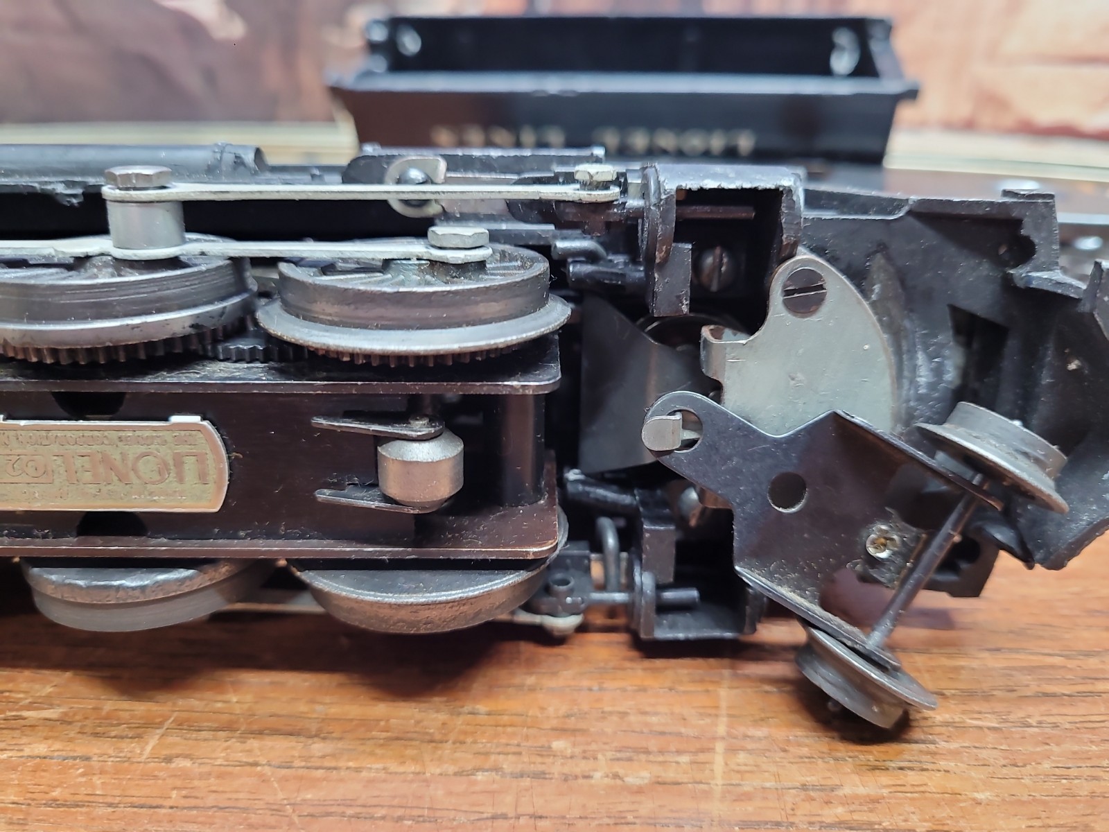 Lionel O Gauge 2-6-4 2026 Steam Locomotive And Tender For Parts Or Repair
