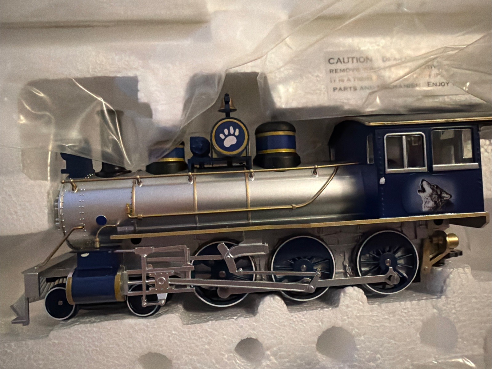 Bradford Exchange- Silver Moonlight Express- Locomotive and Tender- Silver Moon