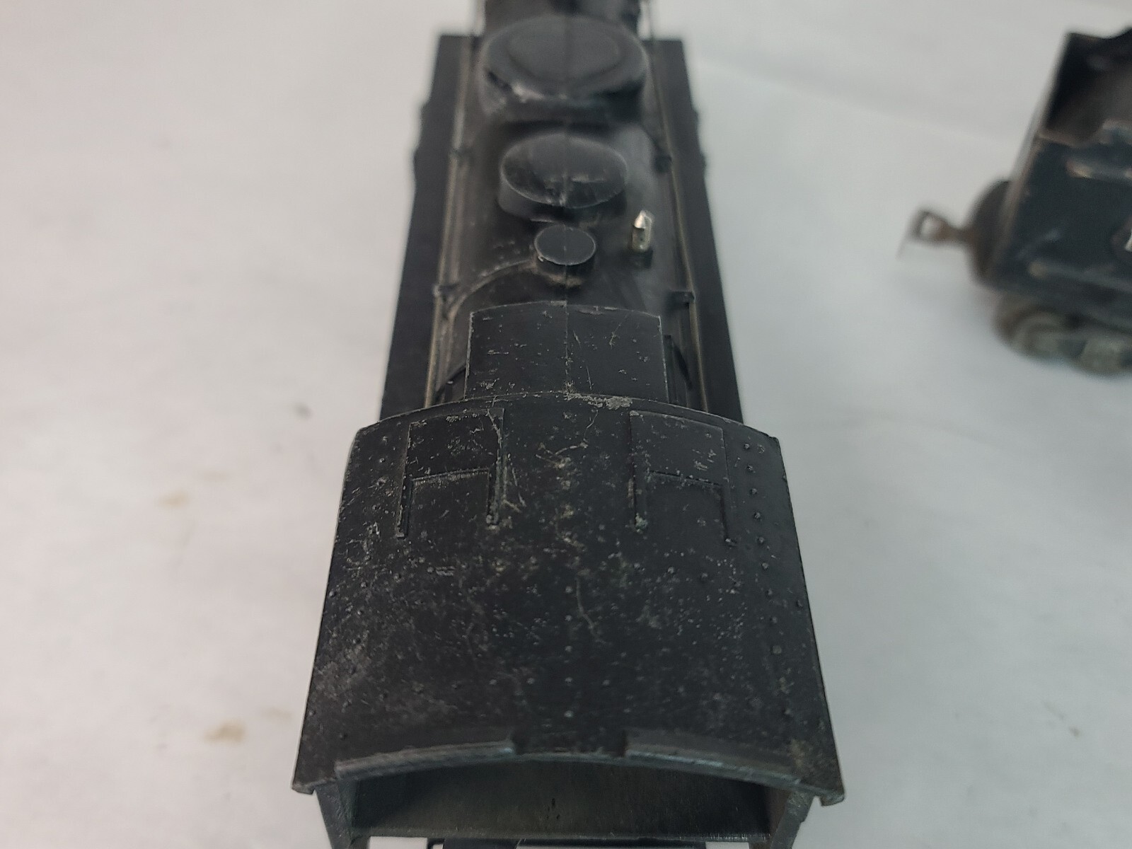 Working #666 Marx O Cast Metal 2-4-2 Steam Locomotive Tender Boxcar & Caboose